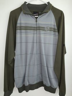 NWOT MENS BILLABONG OLIVE AND BLUE ZIP UP JACKET 