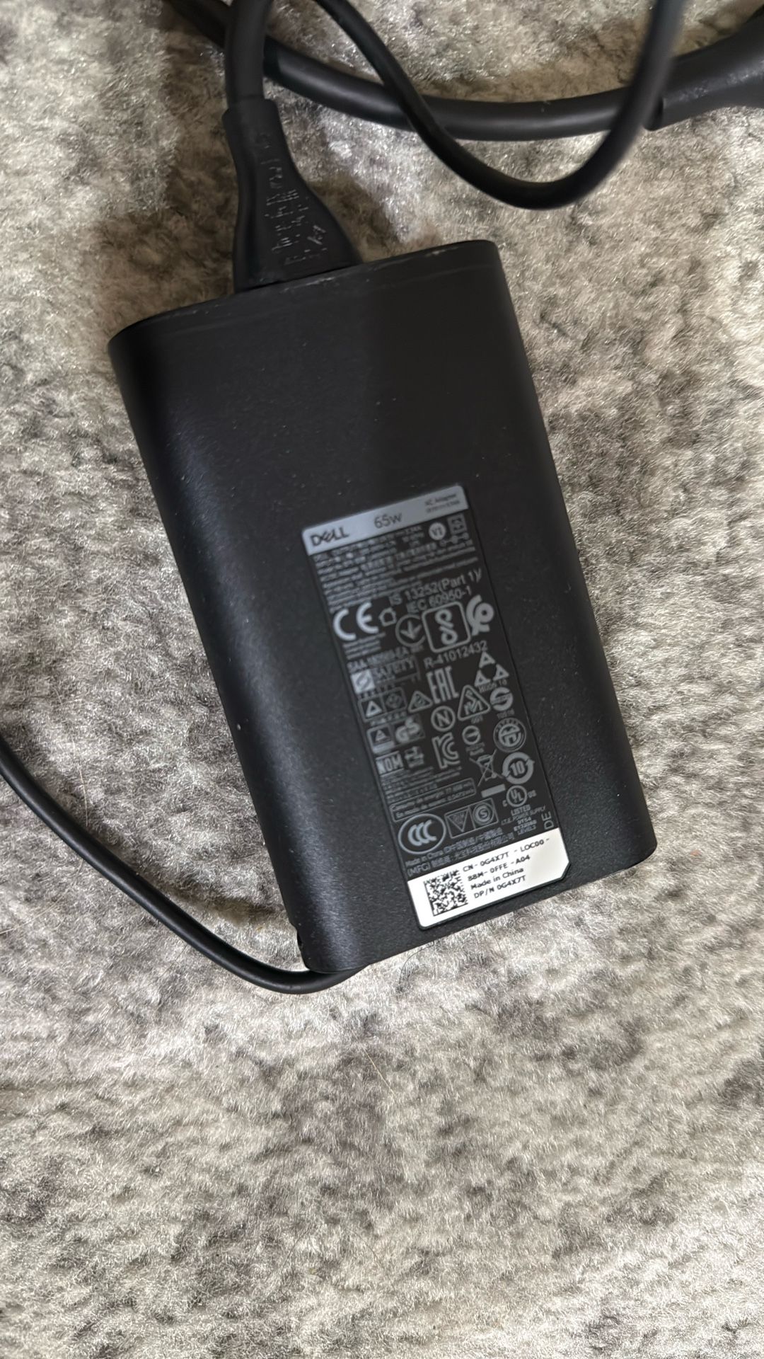 Dell 65W AC adapter charger