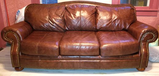 Leather couch