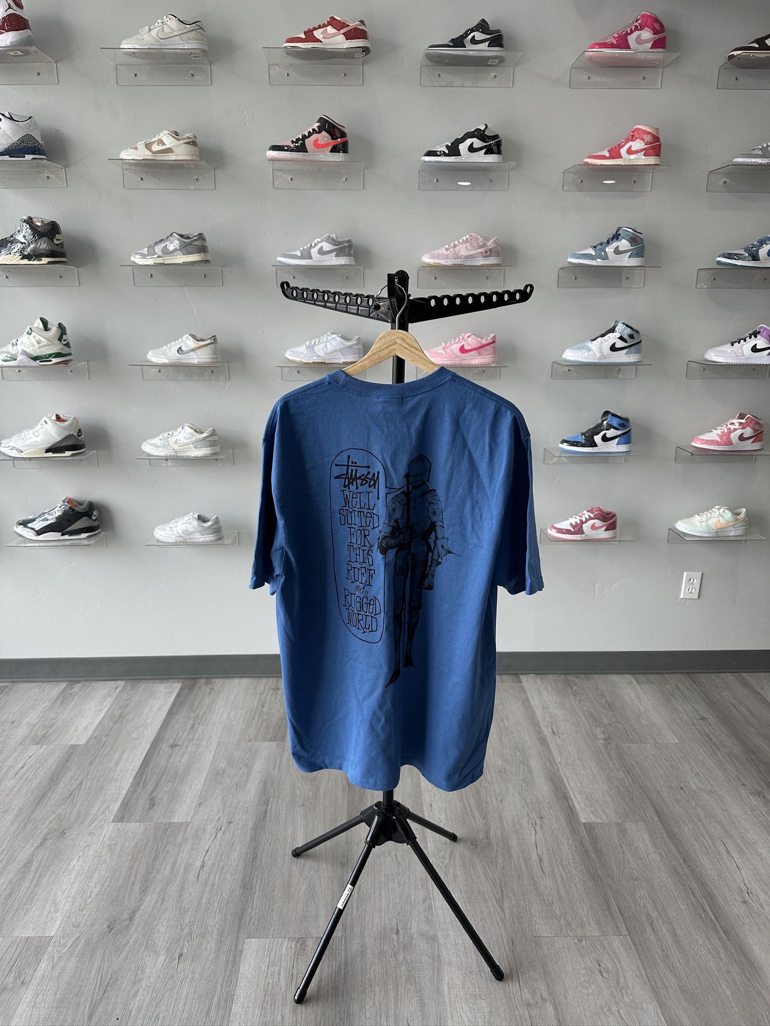 Brand New Stussy Well Suited Tee Blue Multiple Sizes