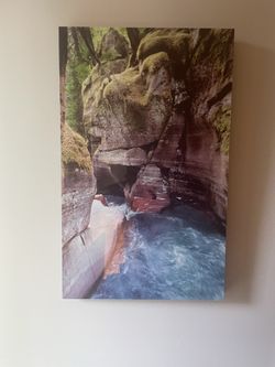Beautiful WaterFall- Feldman Photography - Photo Print under Acrylic Glass with frame