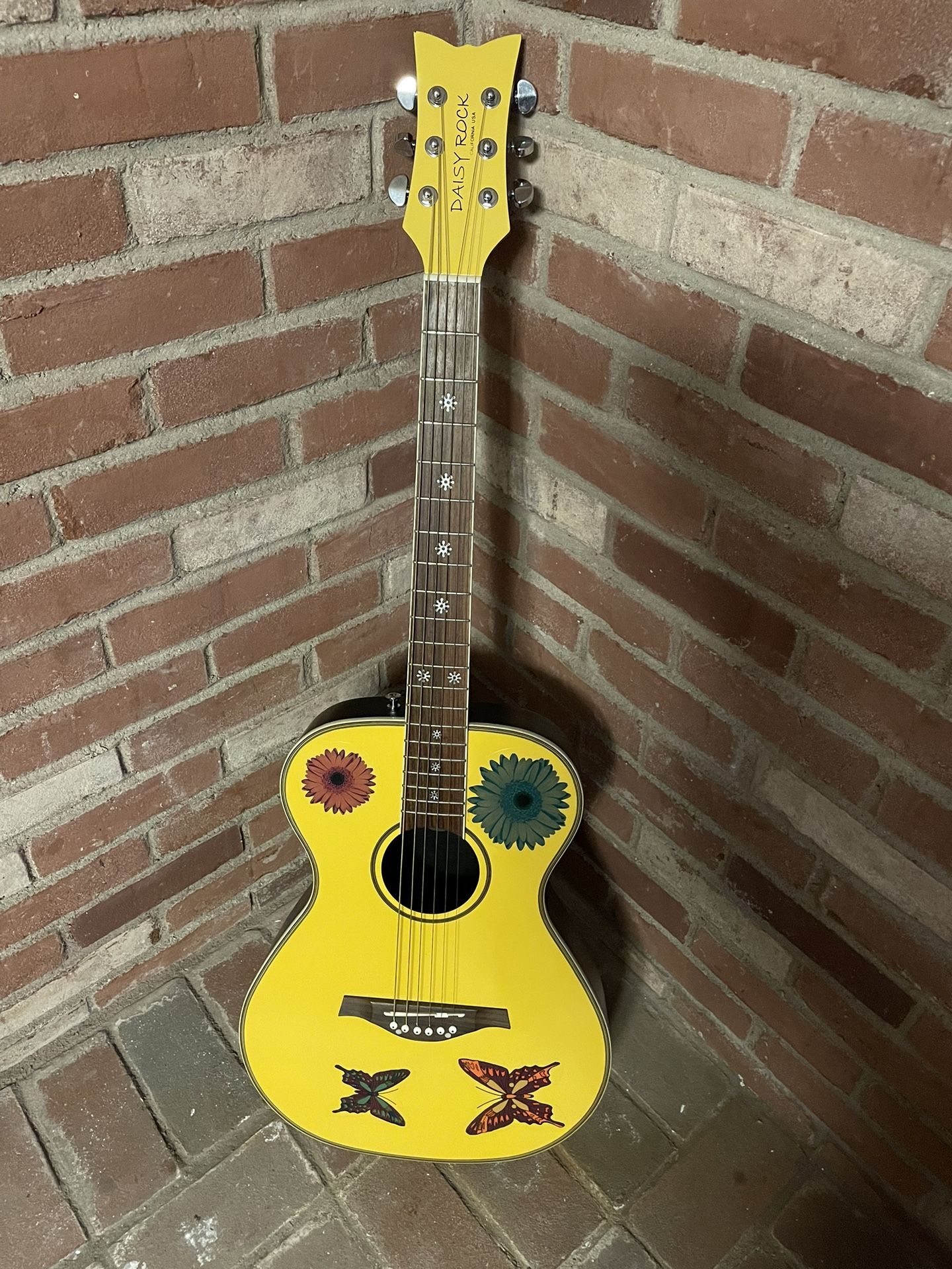 Rare custom Daisy Rock california acoustic Guitar