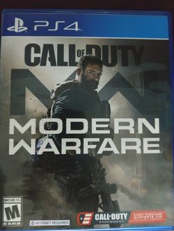 PS4 Call of duty Modern Warfare