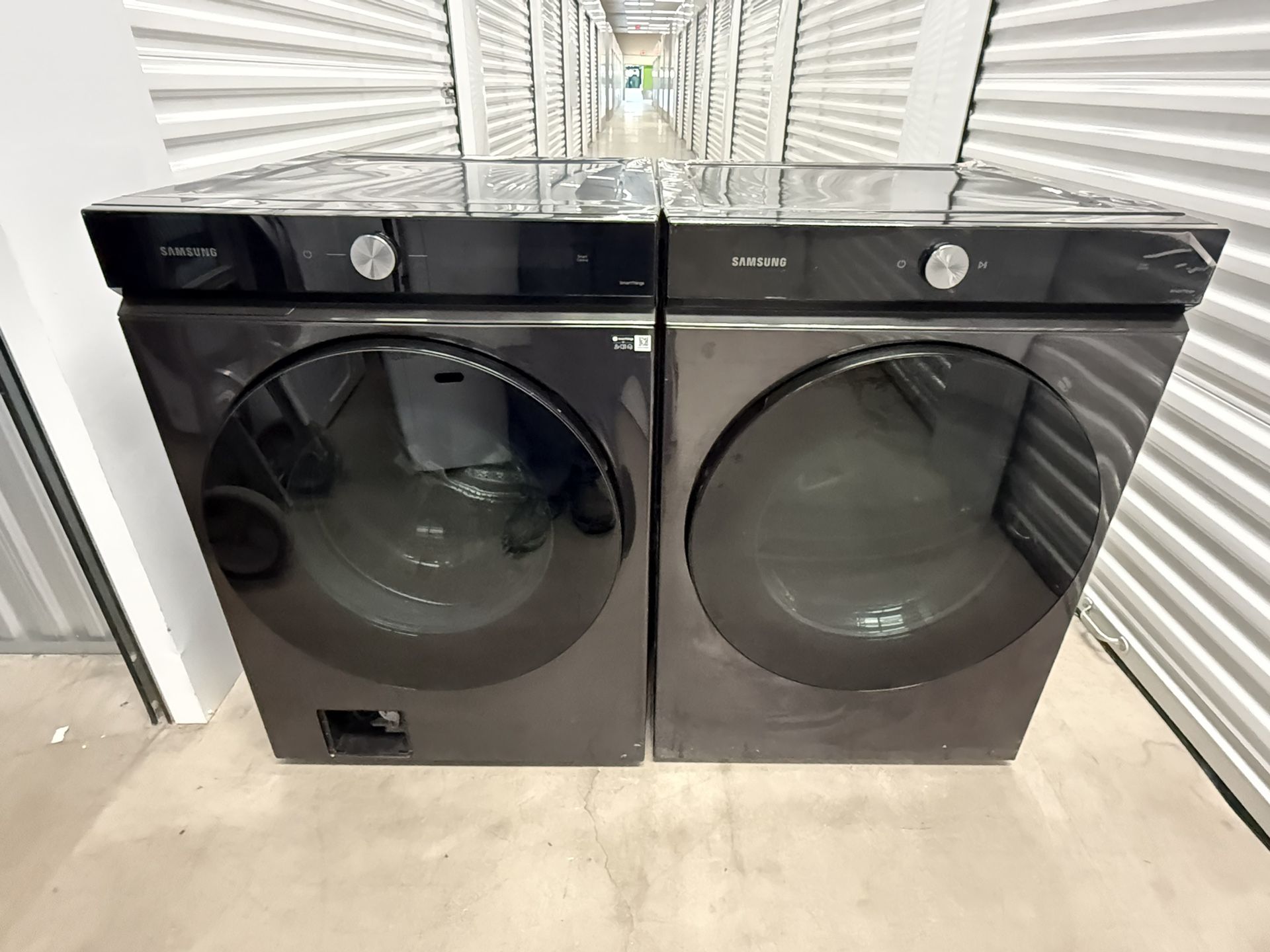 New Samsung Washer And Electric Steam Dryer
