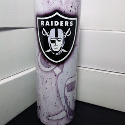 New Tumbler Cup NFL Raiders Stainless Steel Starbucks Cup Inspired