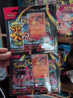 Pokemon Cards - Chaos Rising 3 pk blister