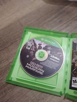 Call of duty modern warfare Xbox one disc