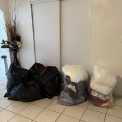 6 Bags Full Of Cloths And More 