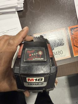 M18 Red Lithium drill battery high output HD 12.0