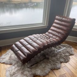 Restoration Hardware Oviedo Leather Chaise Chair Via Awesome You
