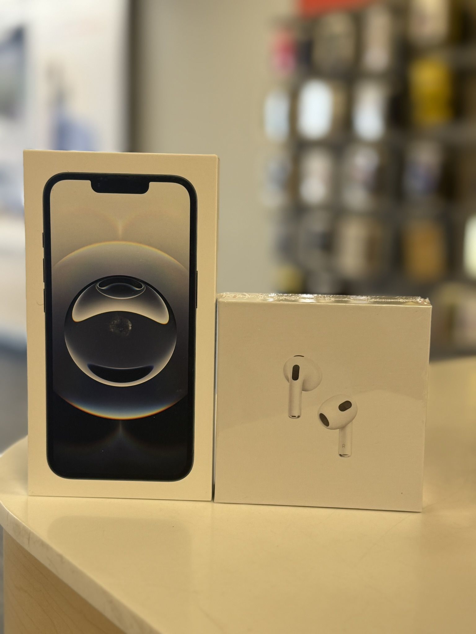 Iphone 16e brand new sealed pack With Airpods