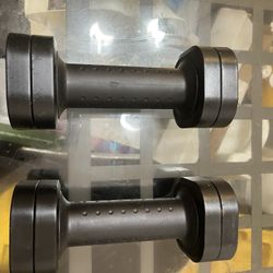 Pair of Black Dumbbells