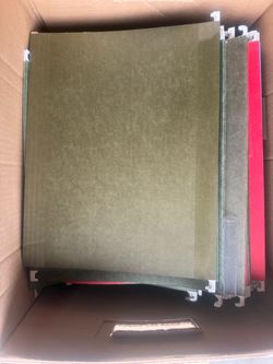 Letter size hanging file folders / 100 at least