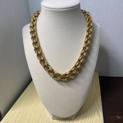 Gold Tone Rope Choker Napier N-2511