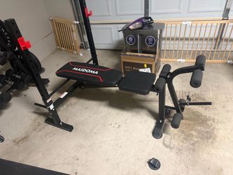 Maidoma Adjustable Weight Bench press leg extension