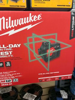 Milwaukee new kit laser M12