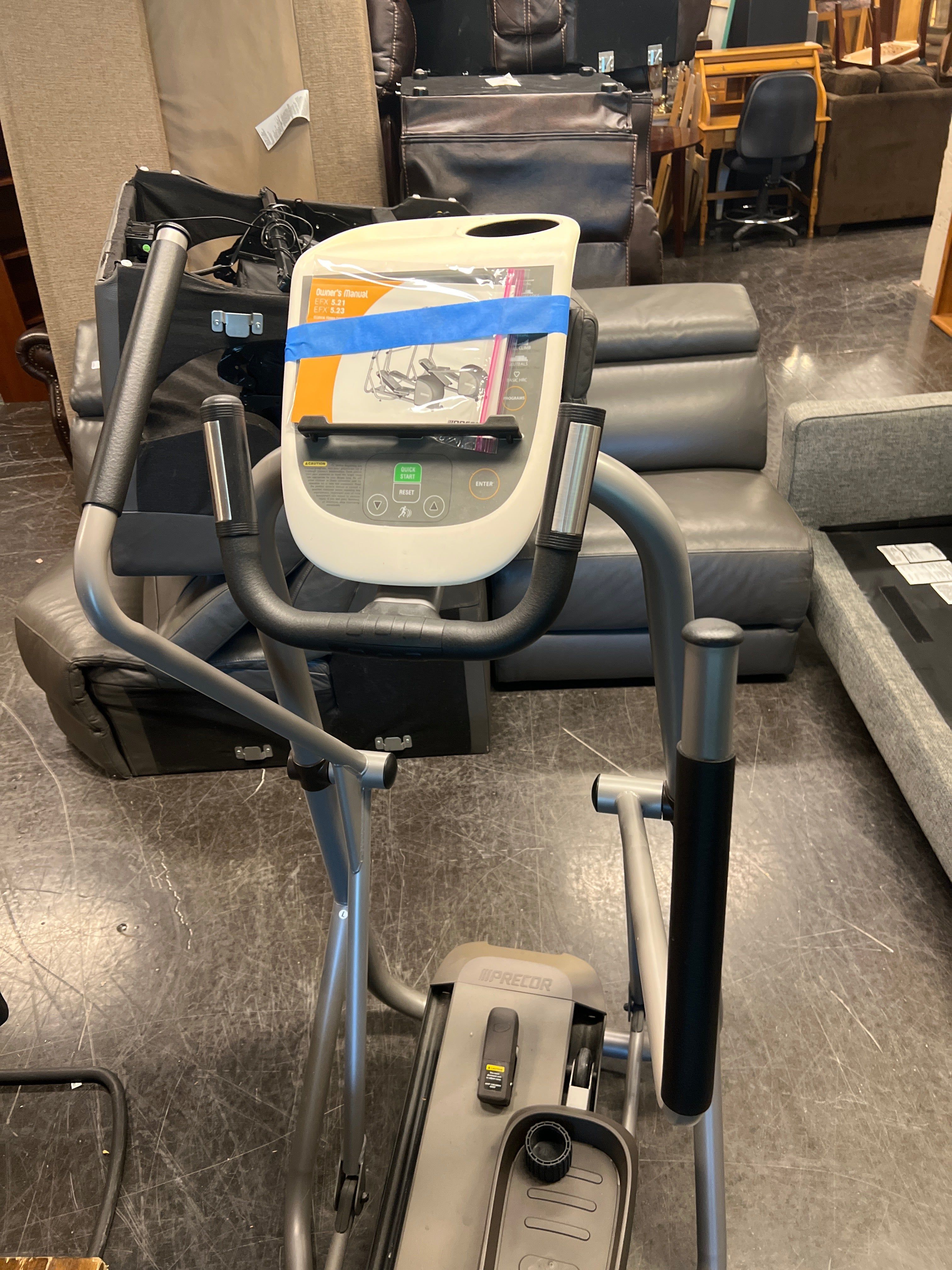 Precor Ellipse Manual Precor EFX 835 Elliptical Cross Trainer