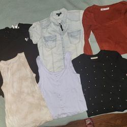 Womens Girls Junior Shirts Size Small Clothes Sm S Camisa De Mujer Tamanio Chica Chico