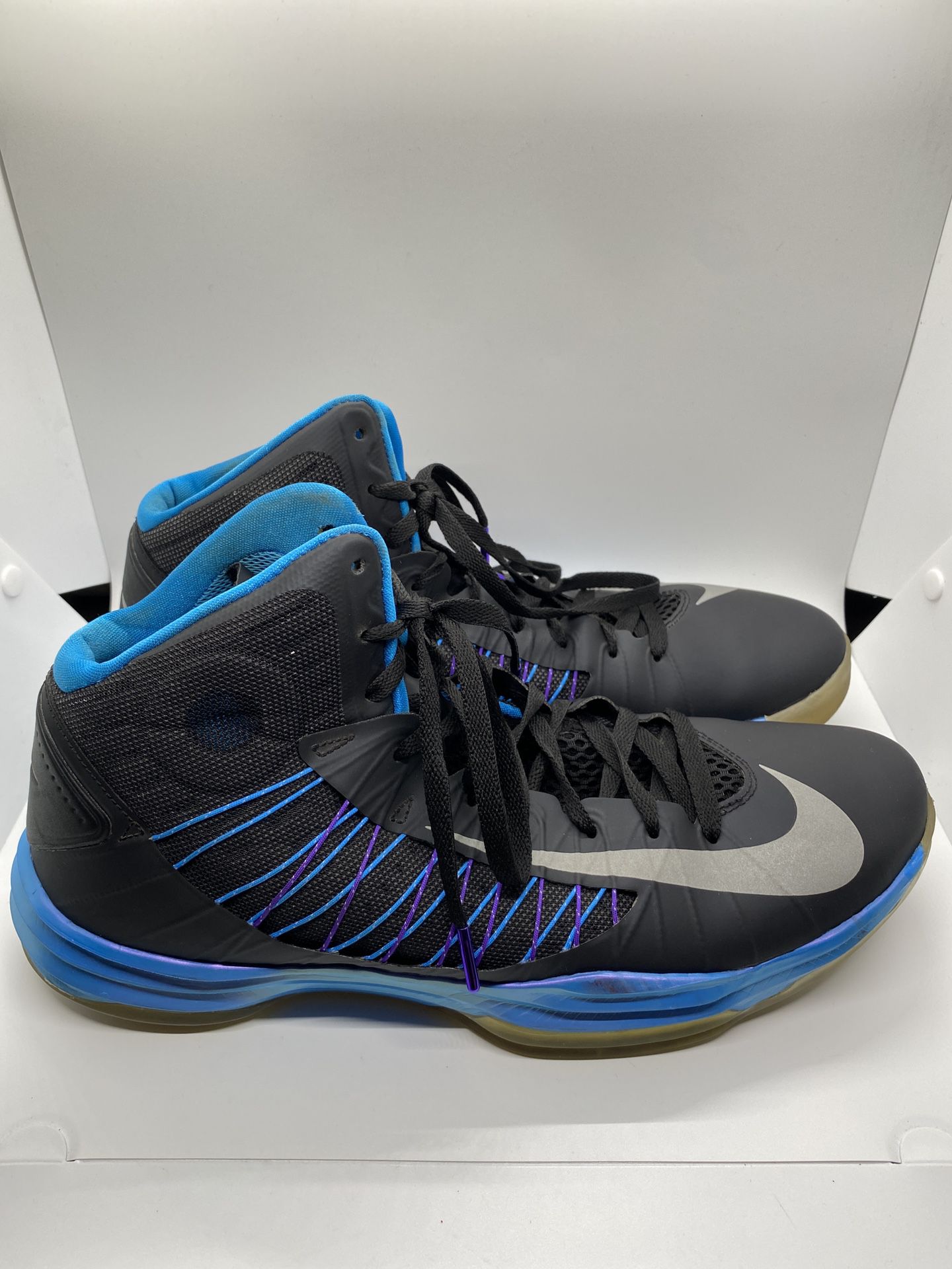 flauta Legibilidad Condicional Nike Hyperdunk + 2012 Sport Pack Basketball Black Blue (524948-001) Men's  Sz 14 for Sale in Ramona, CA - OfferUp