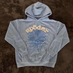 Blue Sp5der Hoodie 