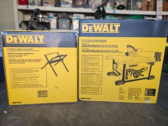 NEW Dewalt Table Saw and Stand