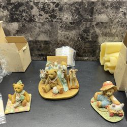 Cherished Teddies "Christopher, Henry And Camille”