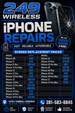 IPHONE REPAIR SPECIAL FOR LIMITED TIME