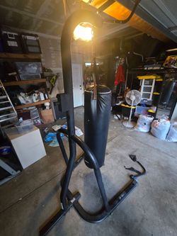 Punching bag with stand