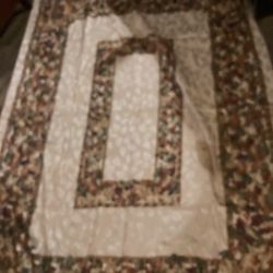 Tablecloth and napkins