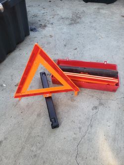 Triangles, road markers