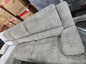 New McClelland Grey Reclining Sofa with Chaise