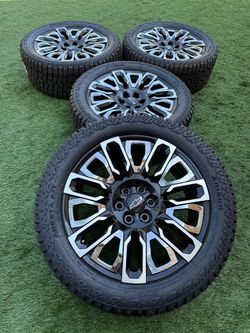 22 new wheels Chevy Silverado new tires gmc sierra Denali ultimate wheels