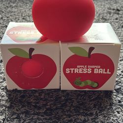 Apple Shaped Stress Ball Teacher Appreciation Squishy