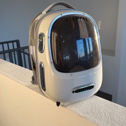 Space Cat/pet Back Pack With LED Light And Fan