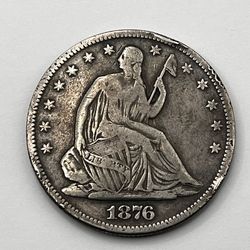 1876-S Seated Half Dollar