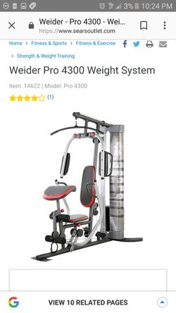 Exercise equipment weider pro 4300 for Sale in Arlington TX OfferUp