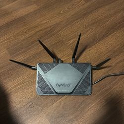 Black Wireless Router Synology