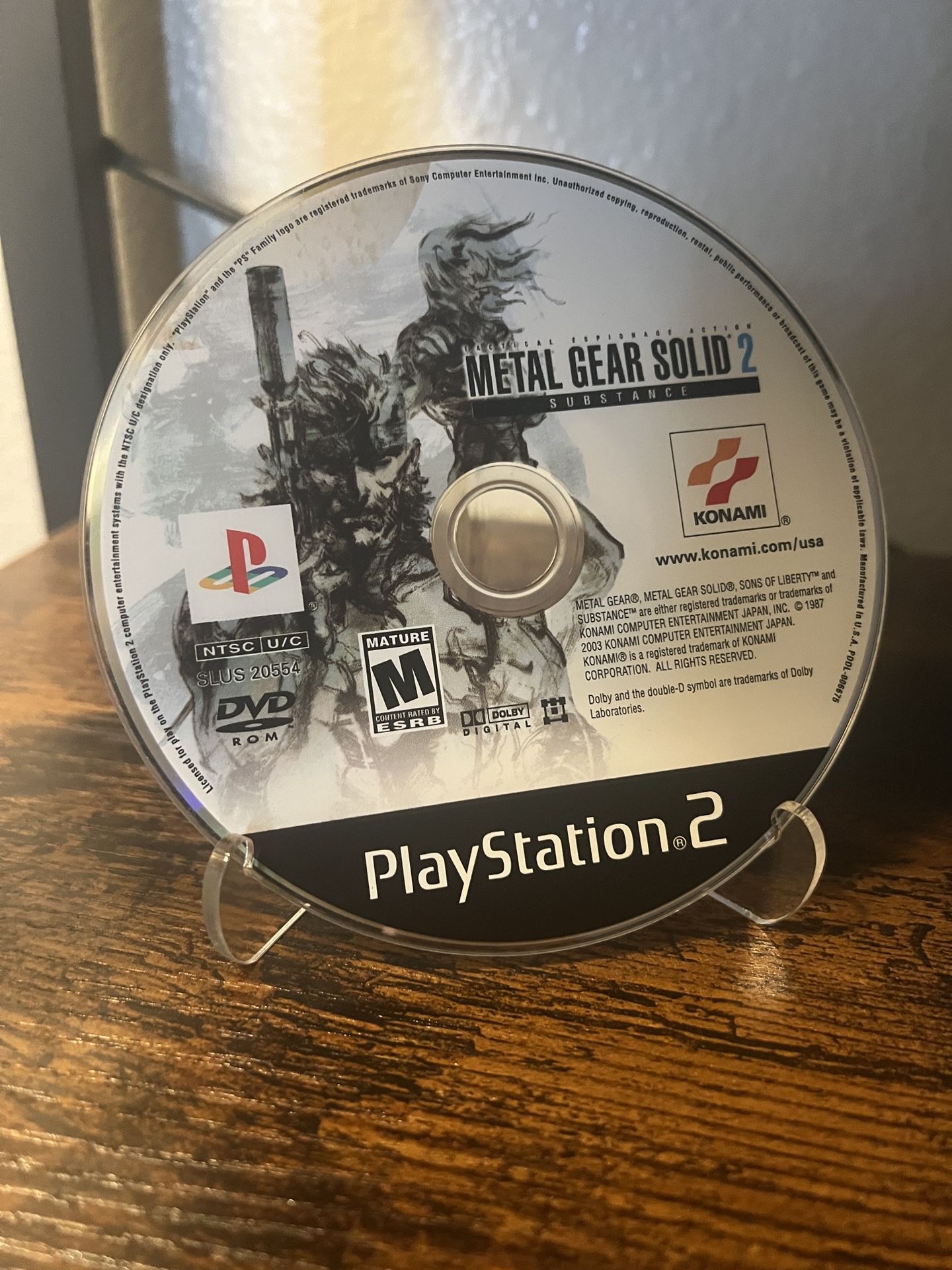 Metal Gear Solid 2 Substance PS2