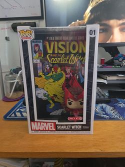 Scarlet witch marvel target exclusive pop comic cover