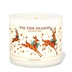 Tis The Season Bath And Body Works 3 Wick Candle