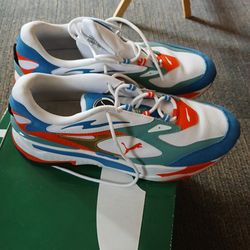 I have two pair of slightly used ten and a half puma sneakers