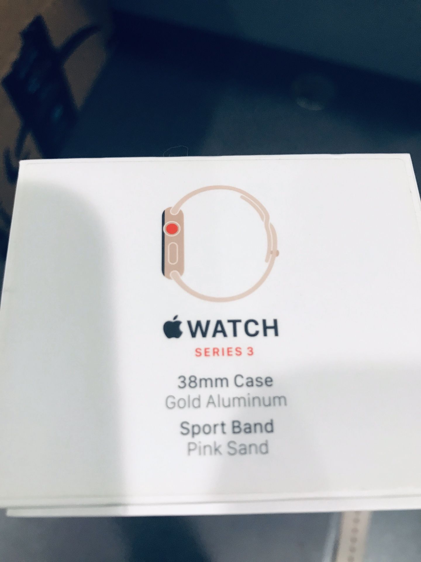 Apple Watch 38mm cellular & gps rose gold series 3