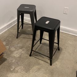 Metal Stools ( Set of 2 )
