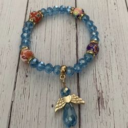 New gold plated angel bracelet
