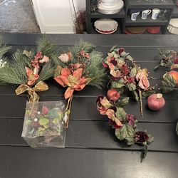 Beautiful Christmas Decorations Accents Floral Victorian Country