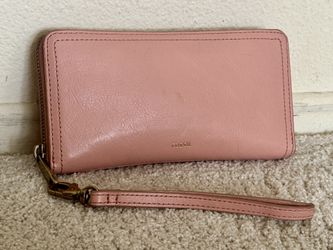 Fossil Pink Clutch Purse
