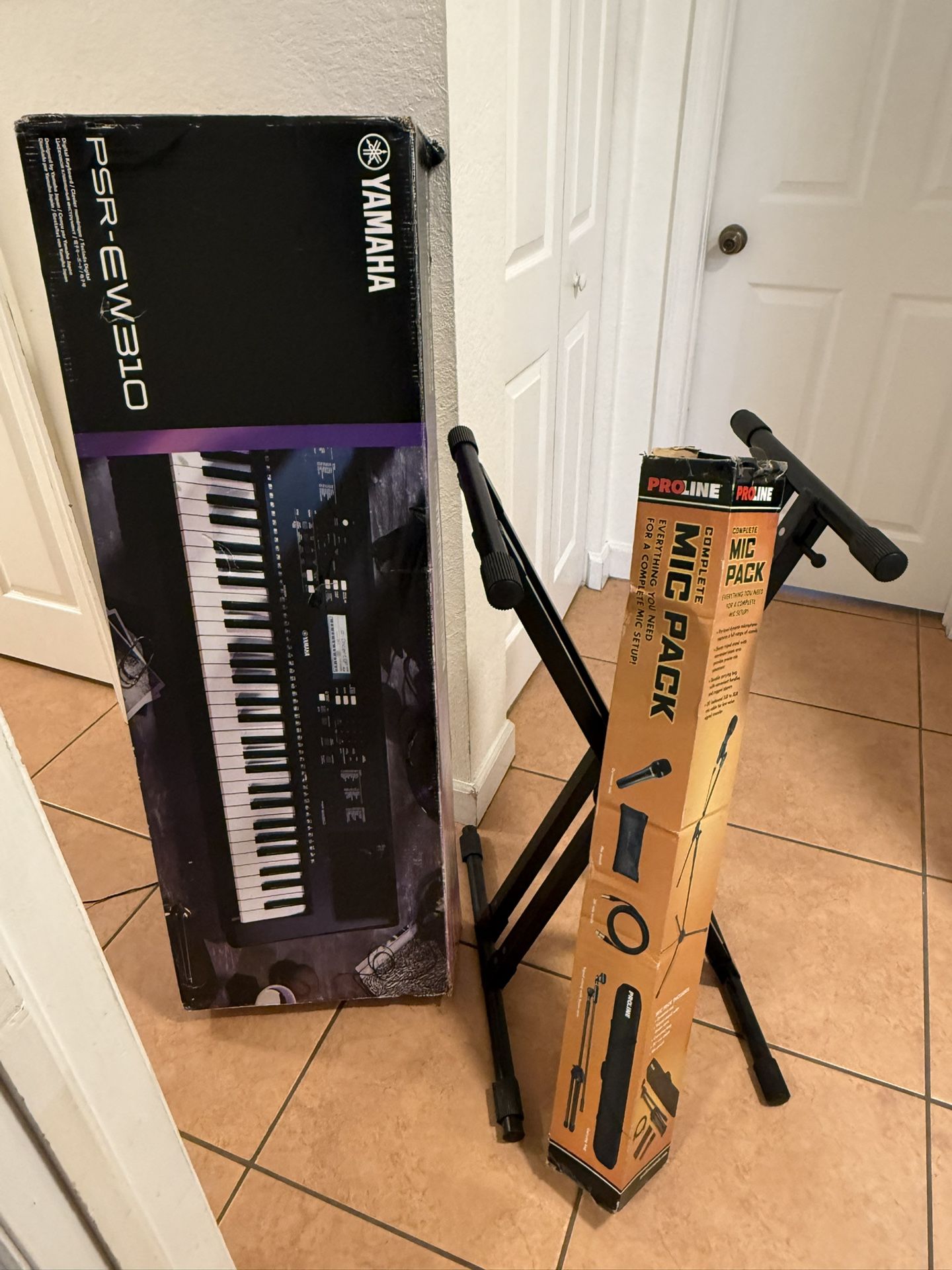 Yamaha Keyboard PSR EW-310 Universal Sustain Foot Pedal Double-Braced Keyboard foot pedal stand