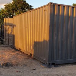 Used Painted 20 Foot Storage Container 