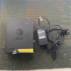 ATT modem/router NVG589 with 12v 3A power adapter