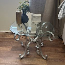 Glass Side Table